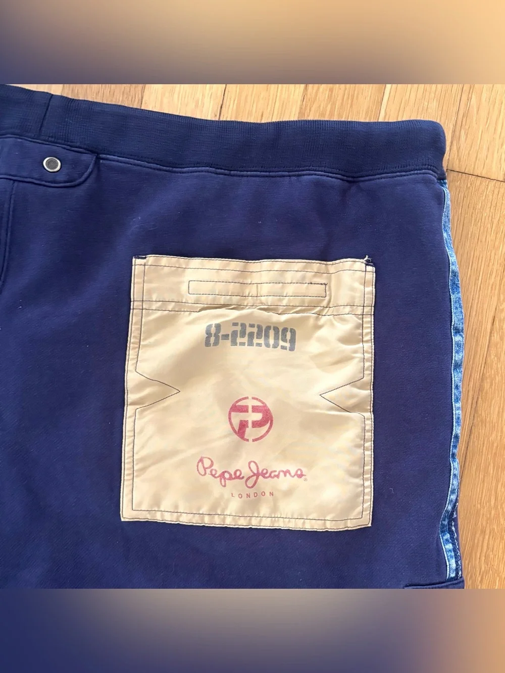 Vintage Pepe Jeans Denim Worxx Sweatpants 2XL Navy Track Pants Baggy Y2K